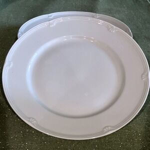 Block China Spal Classic White Salad Plate 7 3/4" Design By Gerald Gulatta*